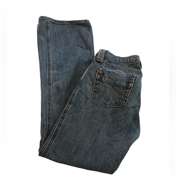 Gap Women’s Low Rise Flare Jean Denim Double Belt Loops Rodeo Boots Vintage? - Picture 2 of 9